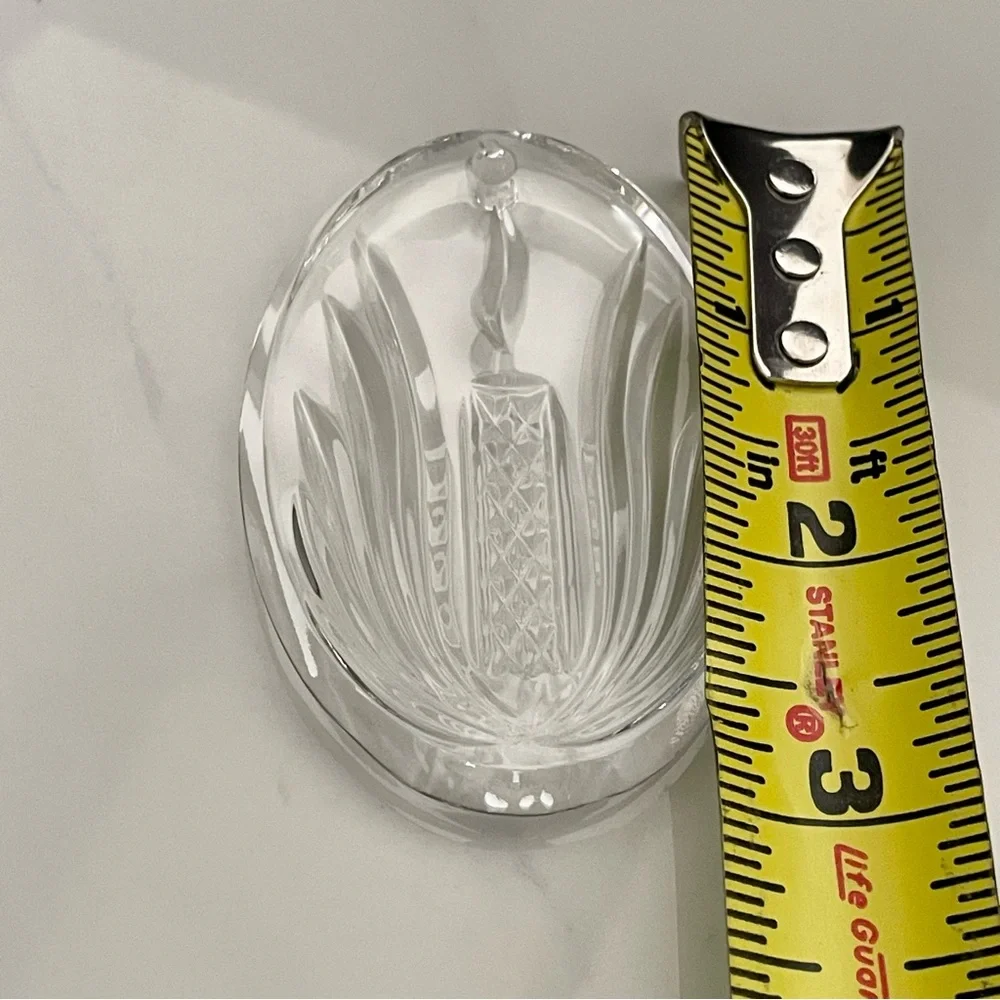 Lit Candle Ornament by Waterford Crystal